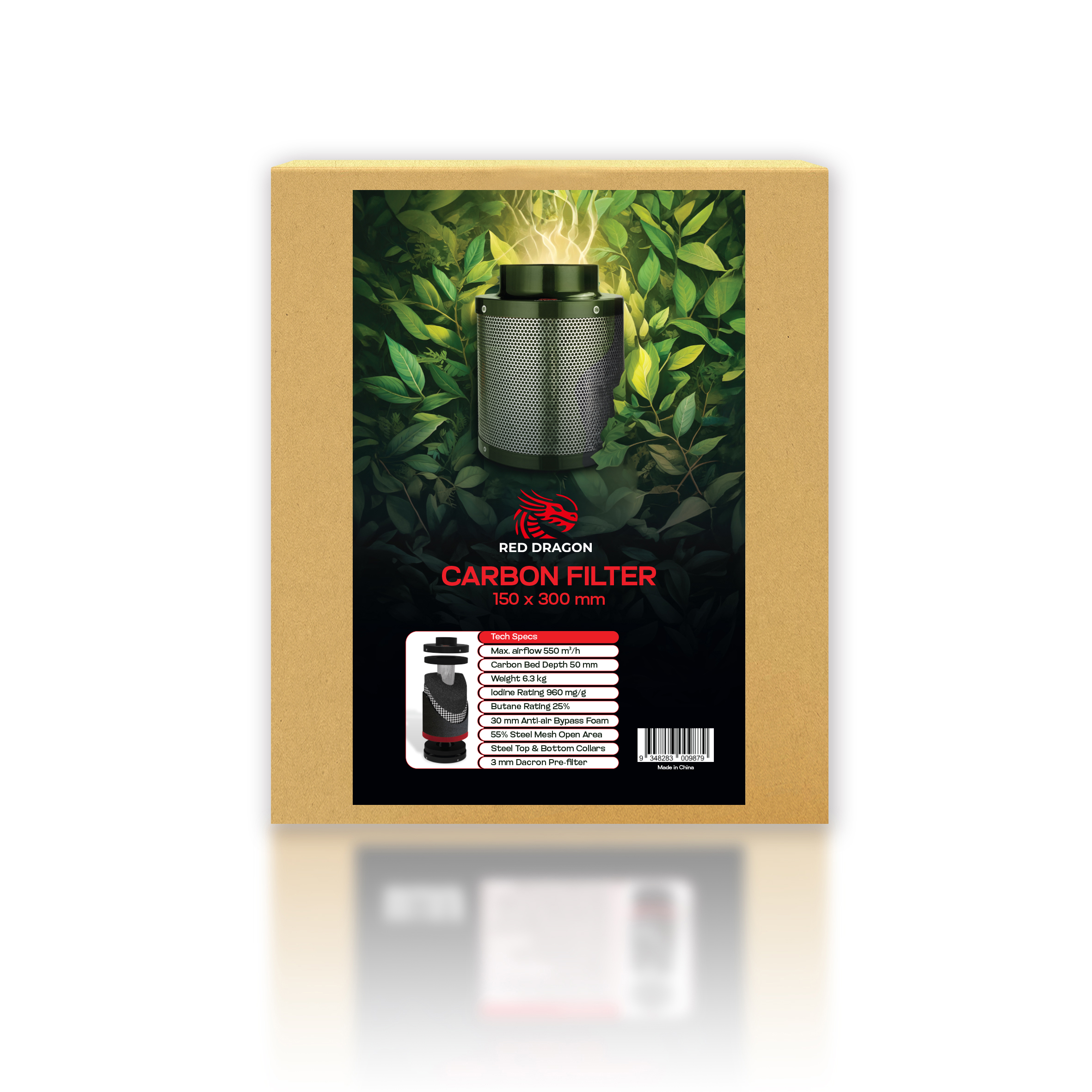 Pro Grow Dragon Series Filter 150 x 300 mm