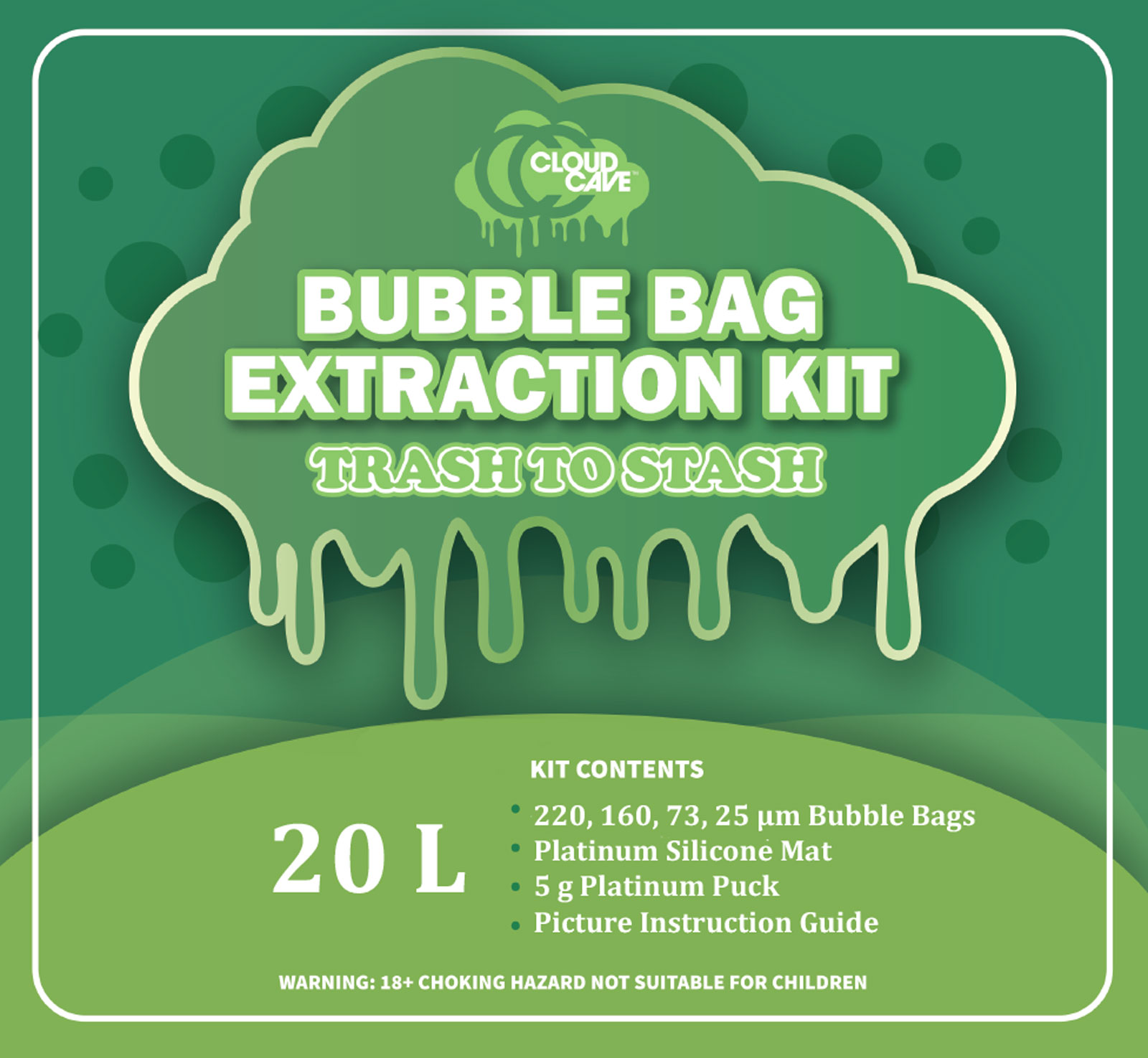 Bubble Bag Sift Kit 20 L (4 bag set) Bubble Bag Sift Kit 20 L (4 bag set)