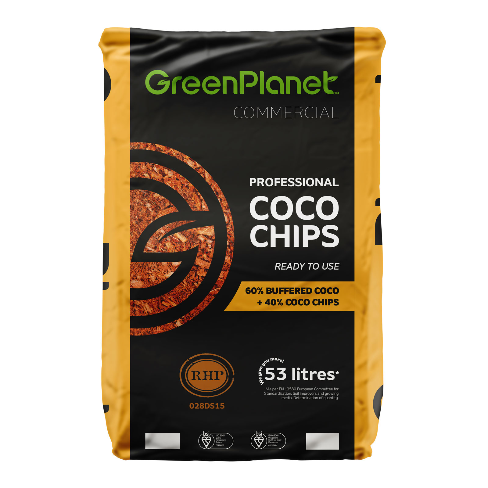 GreenPlanet Coco 60/40 Chips 53 L Bag