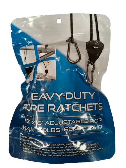 Light Grip Rope Ratchets (2 Pack)