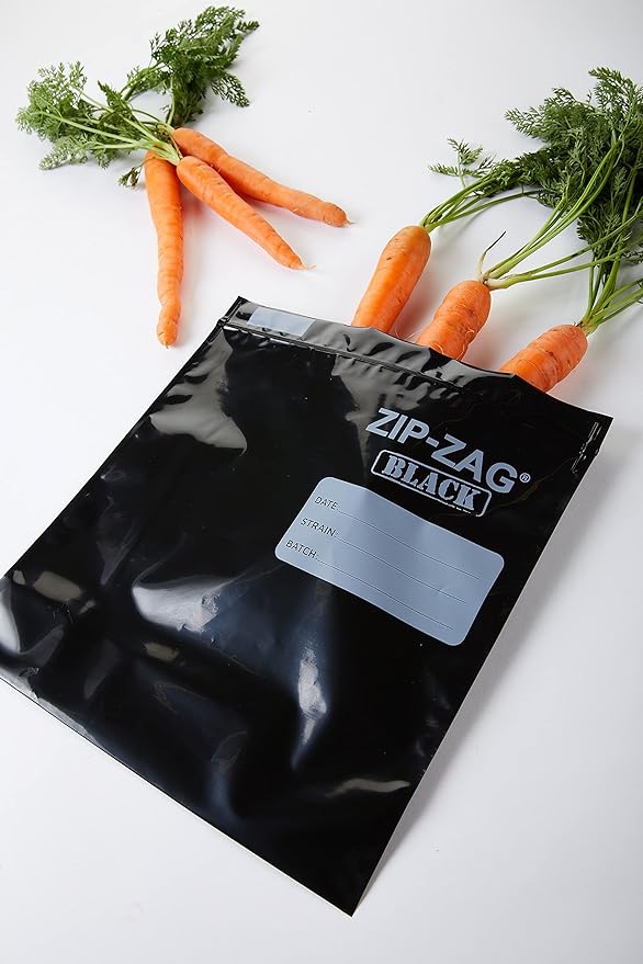 Zip-Zag Bag Black 250 g 10 pack