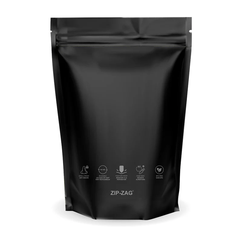 Zip-Zag Pouch Bag 1/2 lb 227 g 100 Pack