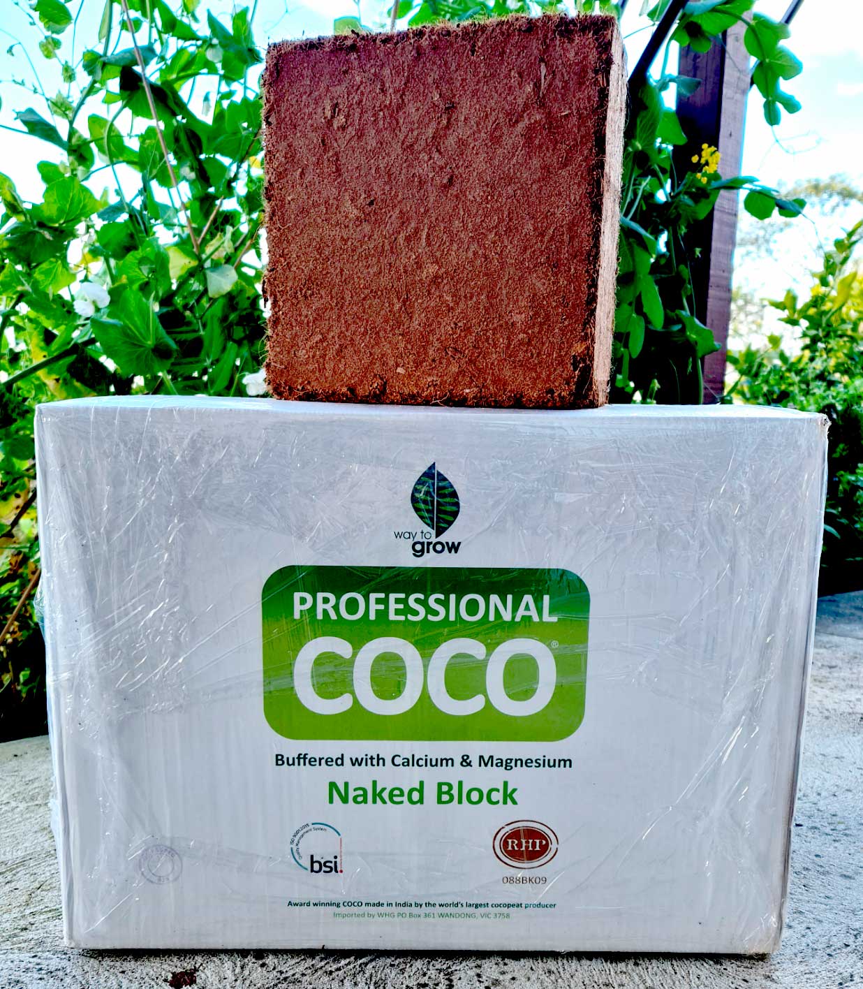 W2G Pro Coco 2.5 kg Naked Block