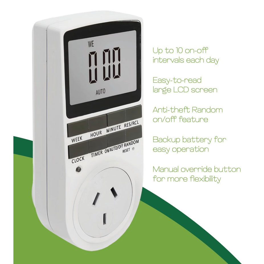 Bloom Works Digital Plug-in Timer