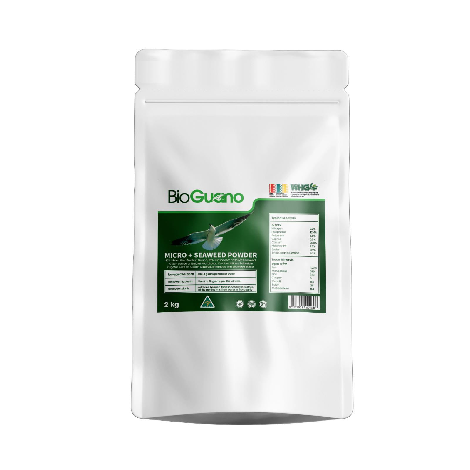 BioGuano Micro Sea Bloom Powder 2 kg BioGuano Micro Sea Bloom Powder 2 kg