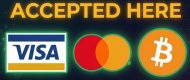 Visa, Mastercard, Bitcoin accepted here V3